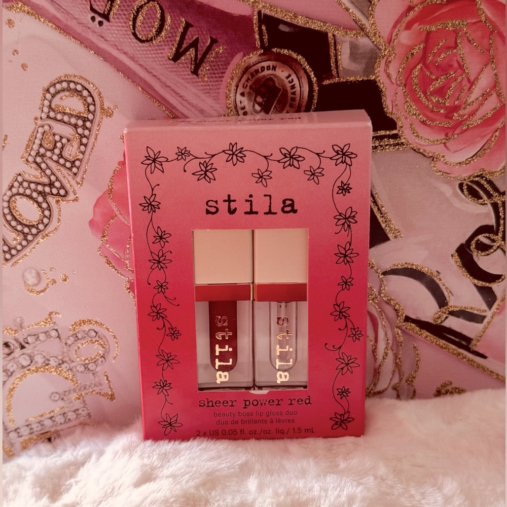 Stila Beauty Boss Lip Gloss Set - Red and Transparent